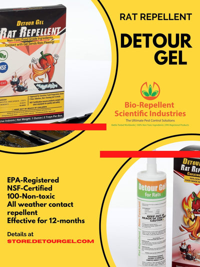Detour Gel Rat Repellent is a new technology